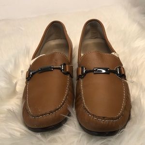 Munro brown horse bit loafers size 10